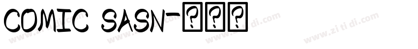 comic sasn字体转换